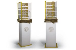 VERSACE EYEWEAR COLLECTION FURNITURE IN STORE STRATEGIC 