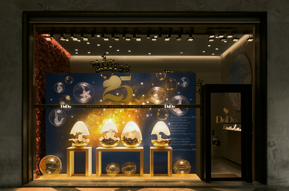 DODO JEWELS CHRISTMAS WINDOWS