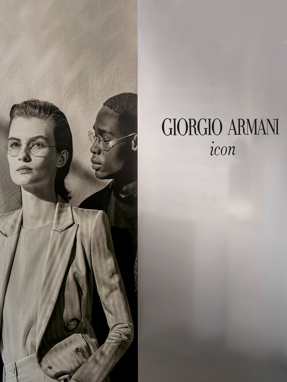 Giorgio Armani Icon Eyewear Shop Windows